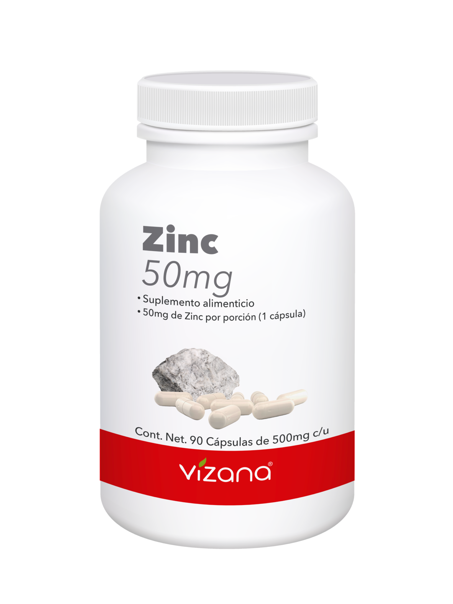 Zinc 50mg en capsulas Vizana